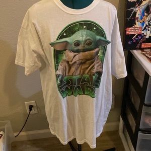 Mens Star Wars Shirt size 46/48 XL x XG Baby Yoda